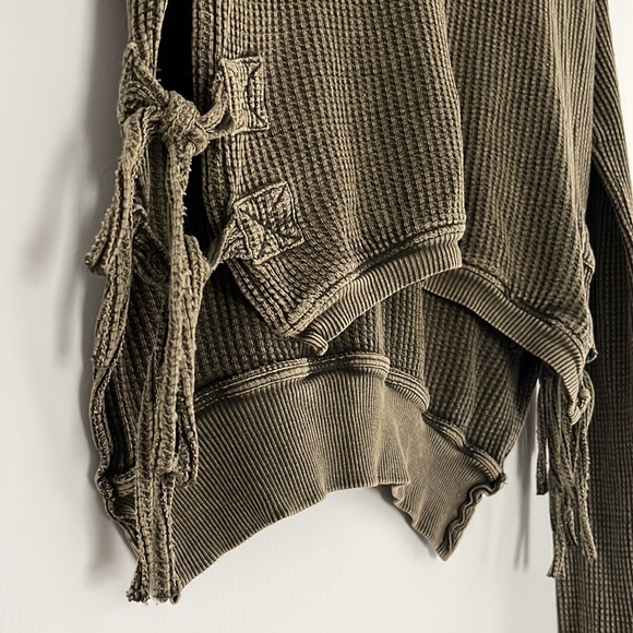 EUC Free People FP One Thermal Cropped Interlaken Top - Picture 7 of 16